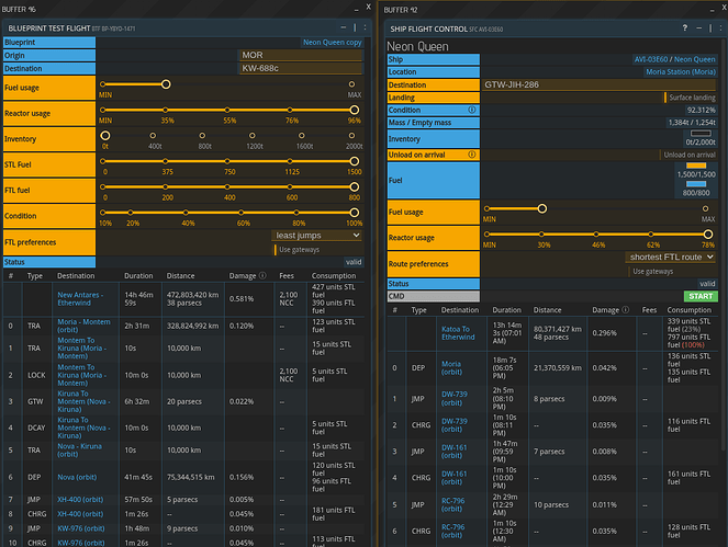 Mor to Eth more SF and FF